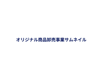 オリジナル商品卸売事業